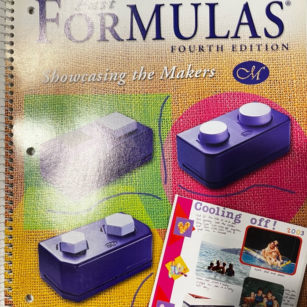 Purple LEGO Brick Book Cover